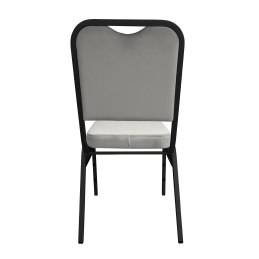 Krzesło Marco tkanina Welur bankietowe konferencyjne stelaż metalowy