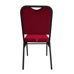 Krzesło Marco tkanina Welur bankietowe konferencyjne stelaż metalowy
