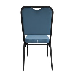 Krzesło Marco tkanina Welur bankietowe konferencyjne stelaż metalowy