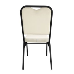 Krzesło Marco tkanina Welur bankietowe konferencyjne stelaż metalowy