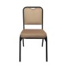 Krzesło Marco tkanina Welur bankietowe konferencyjne stelaż metalowy