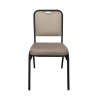 Krzesło Marco tkanina Welur bankietowe konferencyjne stelaż metalowy