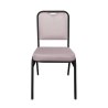 Krzesło Marco tkanina Welur bankietowe konferencyjne stelaż metalowy