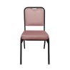 Krzesło Marco tkanina Welur bankietowe konferencyjne stelaż metalowy
