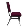 Krzesło Marco tkanina Welur bankietowe konferencyjne stelaż metalowy