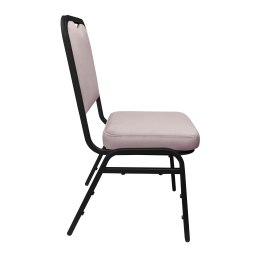Krzesło Marco tkanina Welur bankietowe konferencyjne stelaż metalowy