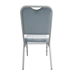 Krzesło Marco tkanina Welur bankietowe konferencyjne stelaż metalowy