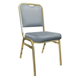 Krzesło Marco tkanina Welur bankietowe konferencyjne stelaż metalowy