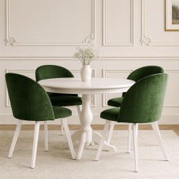 Krzesło Colin tkanina Vogue noga metalowa