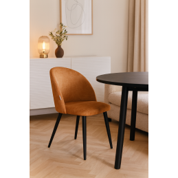 Krzesło Colin tkanina Vogue, nogi metalowe