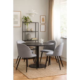 Krzesło Colin tkanina Vogue noga metalowa