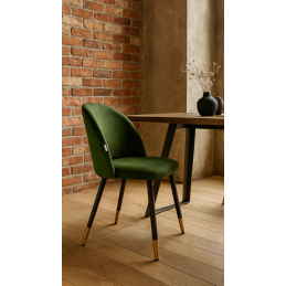 Krzesło Colin tkanina Vogue noga metalowa