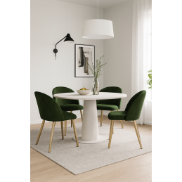 Krzesło Colin tkanina Vogue noga metalowa