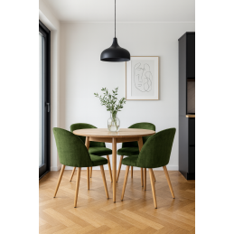 Krzesło Colin tkanina Vogue noga metalowa