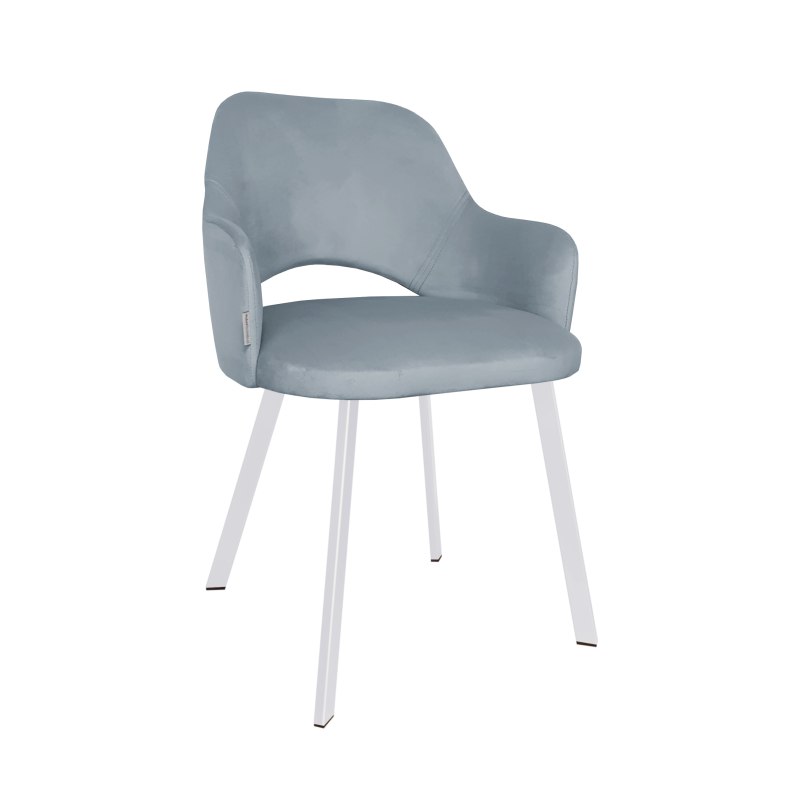 Krzesło Milano – welur, noga metalowa