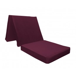 Materac składany Velvet MG02 180x80x15 śliwka