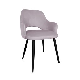 Krzesło Milano tkanina Welur noga metalowa