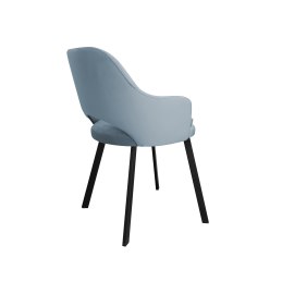 Krzesło Milano tkanina Welur noga metalowa