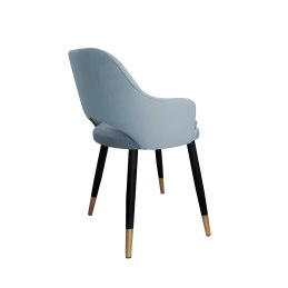 Krzesło Milano tkanina Welur noga metalowa