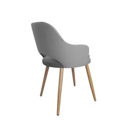 Krzesło Milano tkanina Welur noga metalowa