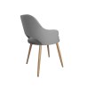 Krzesło Milano tkanina Welur noga metalowa