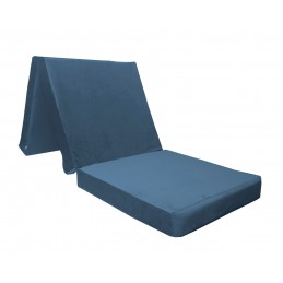 Materac składany 180x80x15 Velvet MG33 niebieski