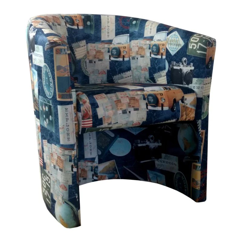 Fotel CLUB tkanina Mikrofaza