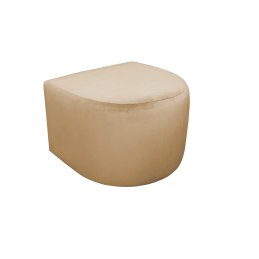 Fotel CLUB z podnóżkiem tkanina Welur