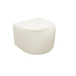 Fotel CLUB z podnóżkiem tkanina Welur