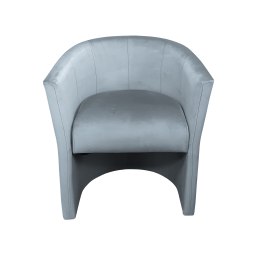 Fotel CLUB z podnóżkiem tkanina Welur