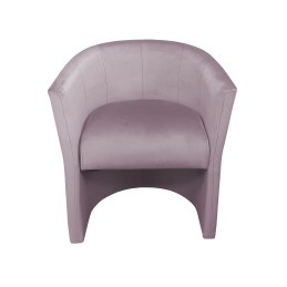 Fotel CLUB z podnóżkiem tkanina Welur