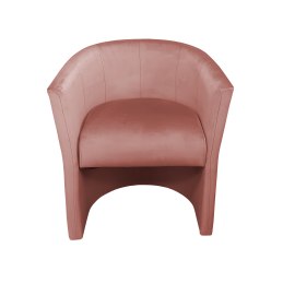 Fotel CLUB z podnóżkiem tkanina Welur