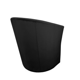 Fotel CLUB z podnóżkiem tkanina Welur