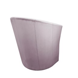 Fotel CLUB z podnóżkiem tkanina Welur