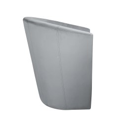 Fotel CLUB z podnóżkiem tkanina Welur