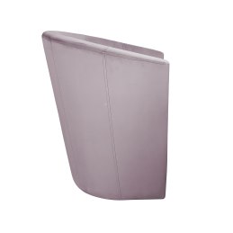 Fotel CLUB z podnóżkiem tkanina Welur