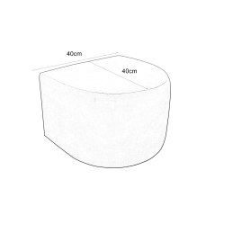 Fotel Club z podnóżkiem tkanina Mikrofaza