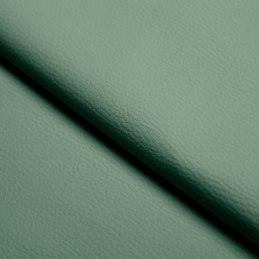 Fotel Club z podnóżkiem tkanina Eko skóra