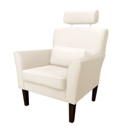 Fotel DENVER tkanina Welur noga drewniana