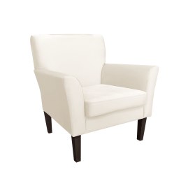 Fotel DENVER tkanina Welur noga drewniana