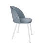 Krzesło Colin – tapicerowane, metalowe nogi