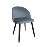 Krzesło Colin – tapicerowane, metalowe nogi