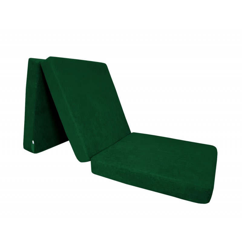 Materac składany 180x80x6 Mikrofaza zieleń