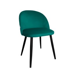 Krzesło Colin – tapicerowane, metalowe nogi