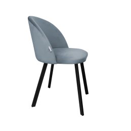Krzesło Colin – tapicerowane, metalowe nogi