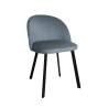 Krzesło Colin – tapicerowane, metalowe nogi
