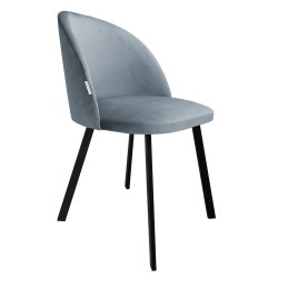 Krzesło Colin – tapicerowane, metalowe nogi
