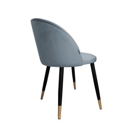 Krzesło Colin – tapicerowane, metalowe nogi