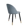 Krzesło Colin – tapicerowane, metalowe nogi