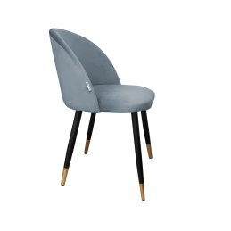 Krzesło Colin – tapicerowane, metalowe nogi